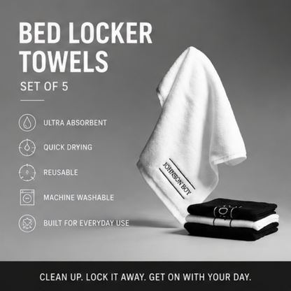 Bed Locker Towels - Set of 5